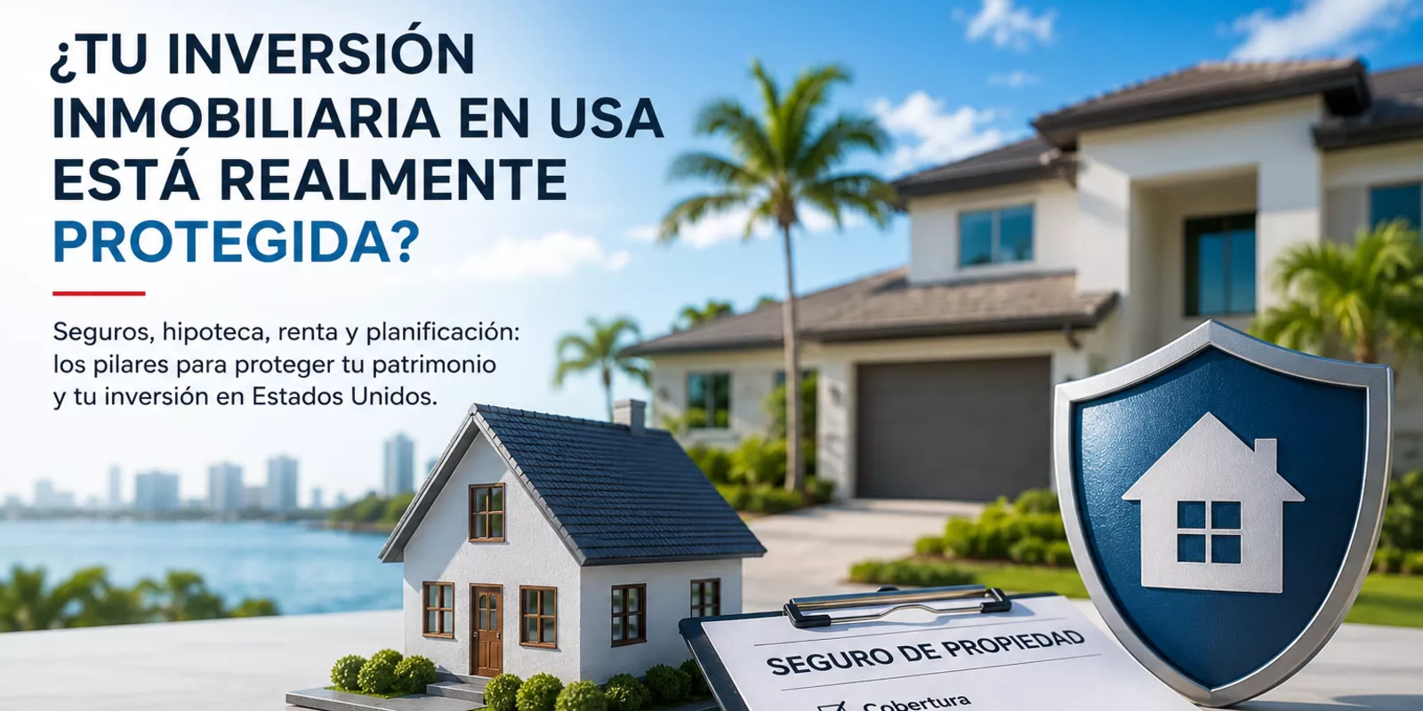 Seguros para propiedades en Estados Unidos: cómo proteger tu inversión inmobiliaria